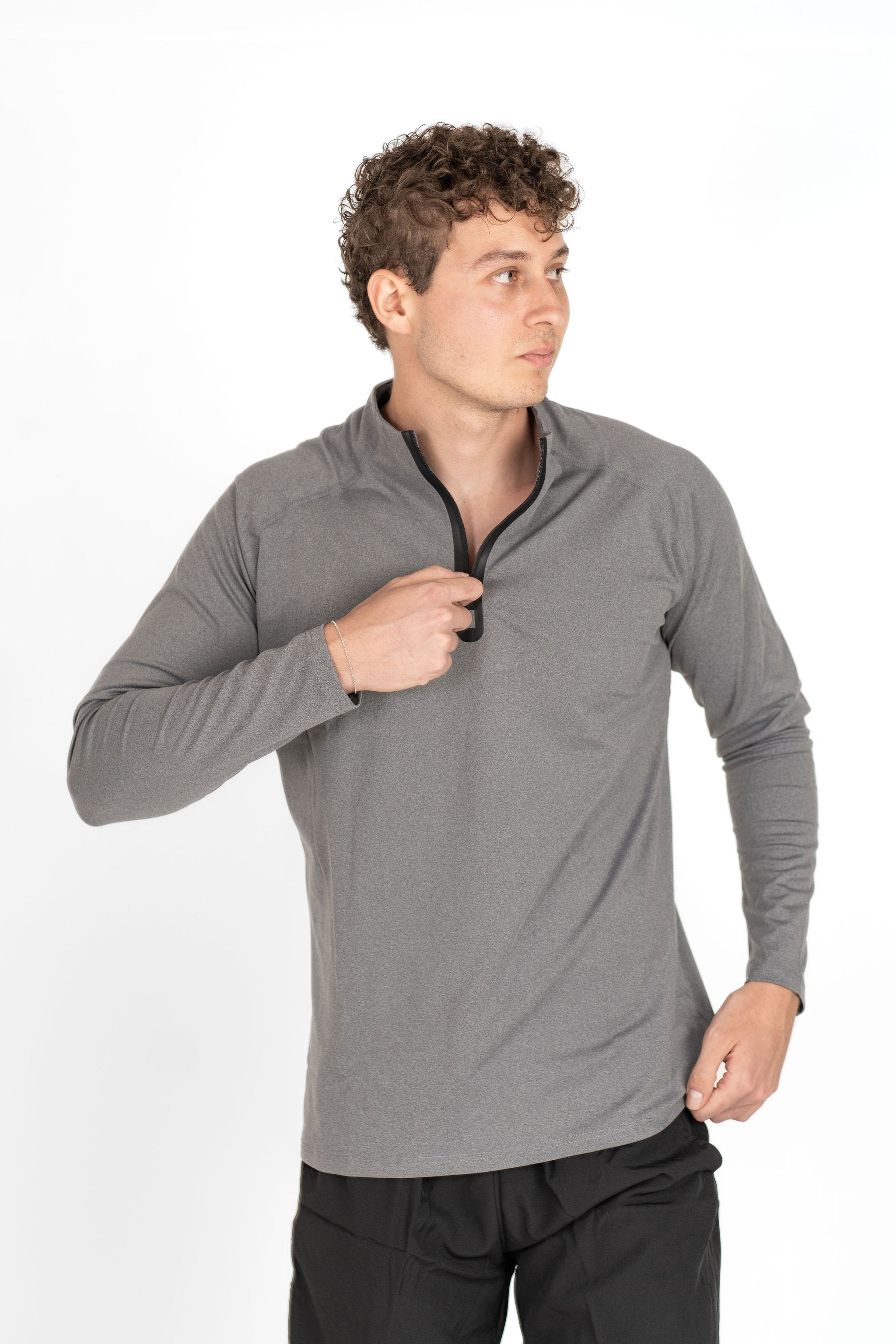 Sport Tech Performance Sweater - Gris