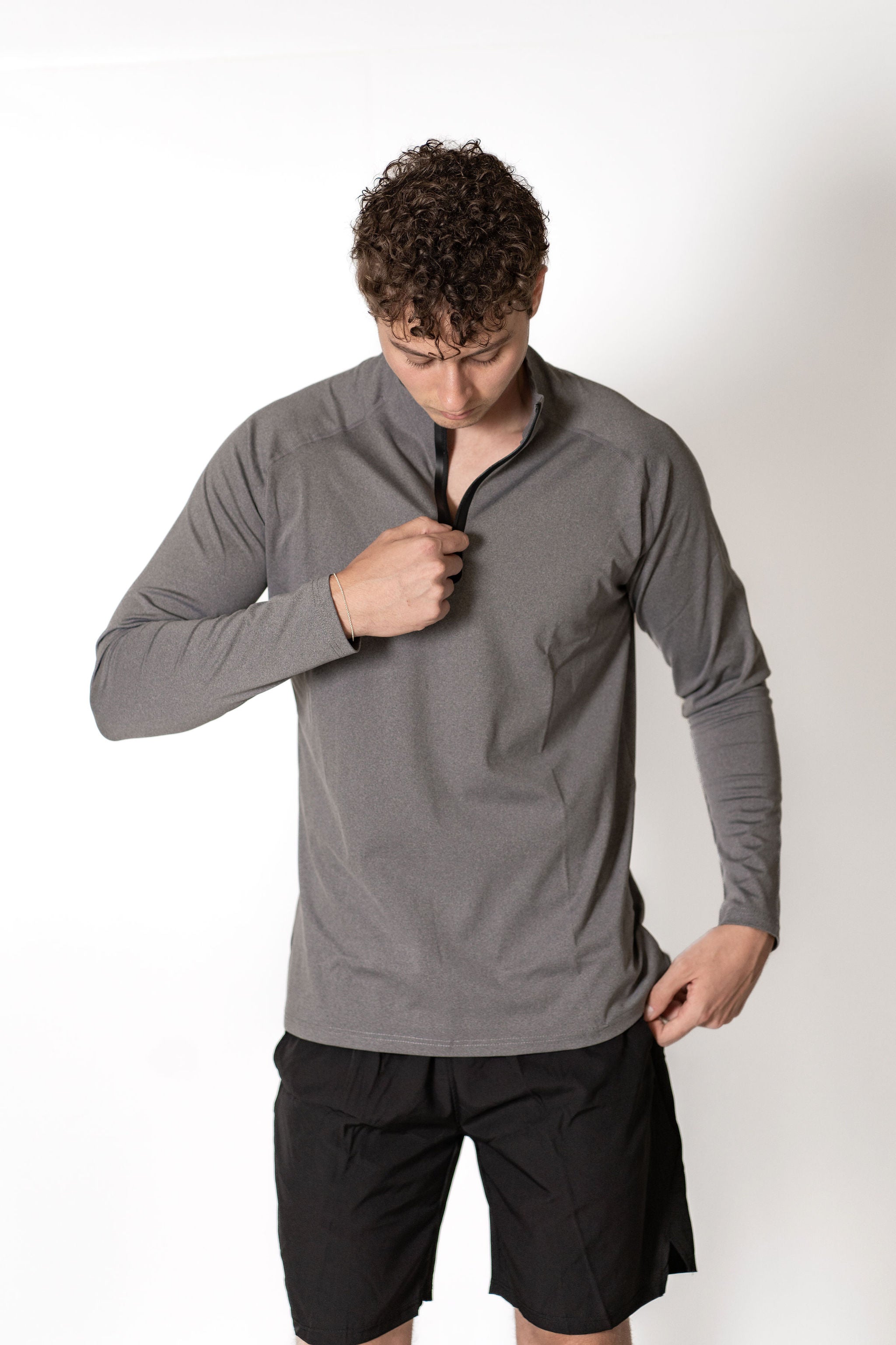 Sport Tech Performance Sweater - Gris