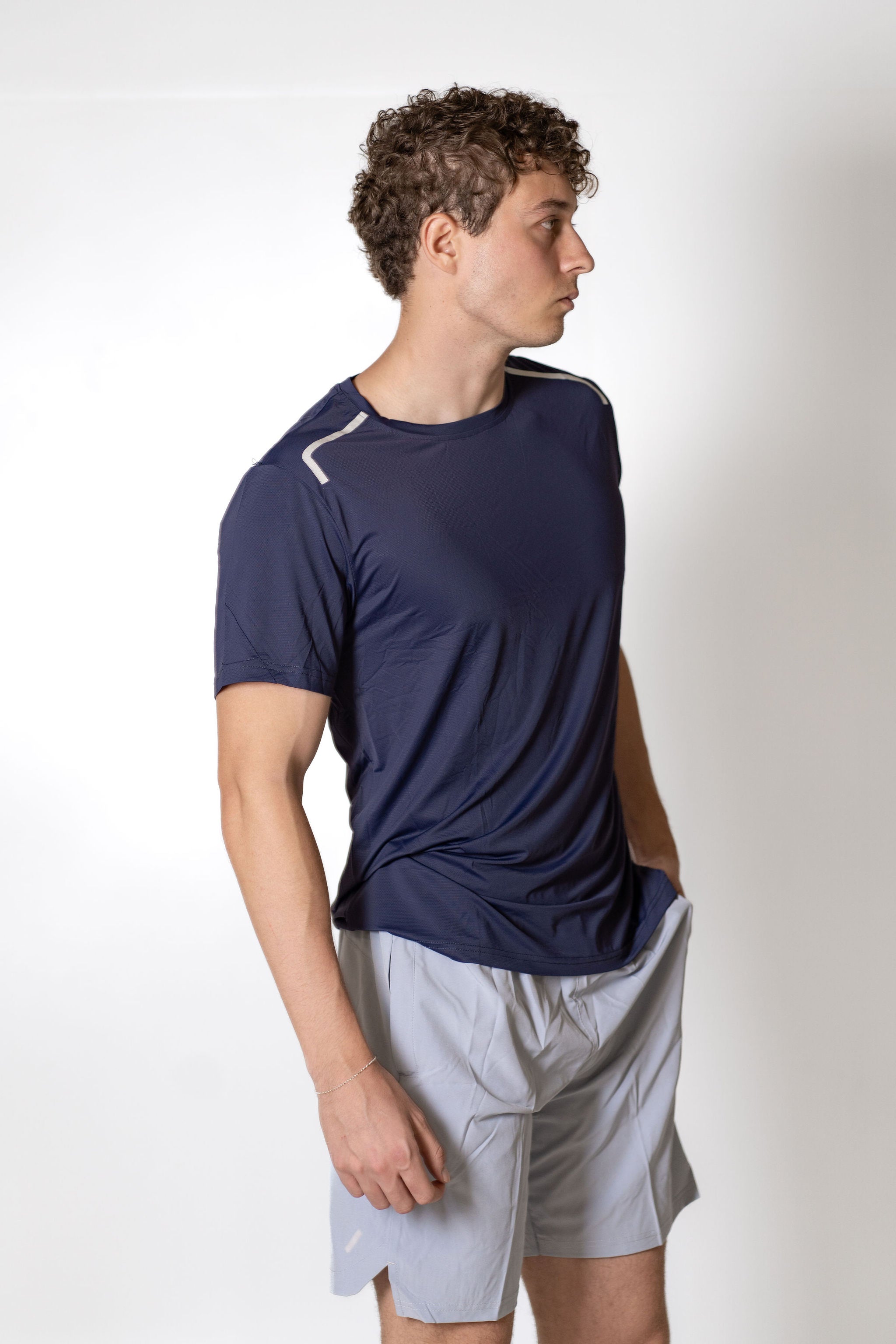 Elite Motion Performance Tee - Azul Marino