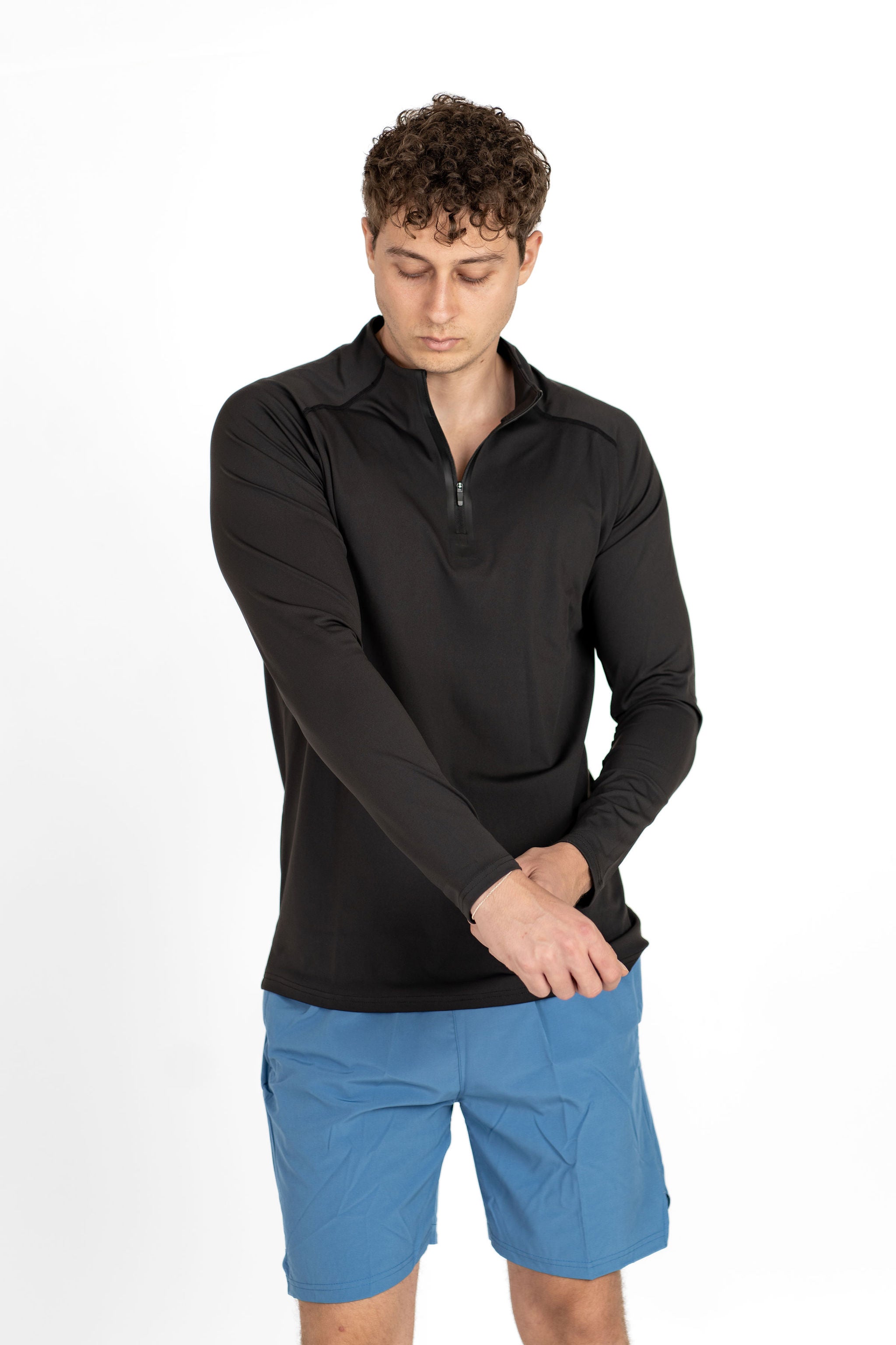 Sport Tech Performance Sweater - Negro