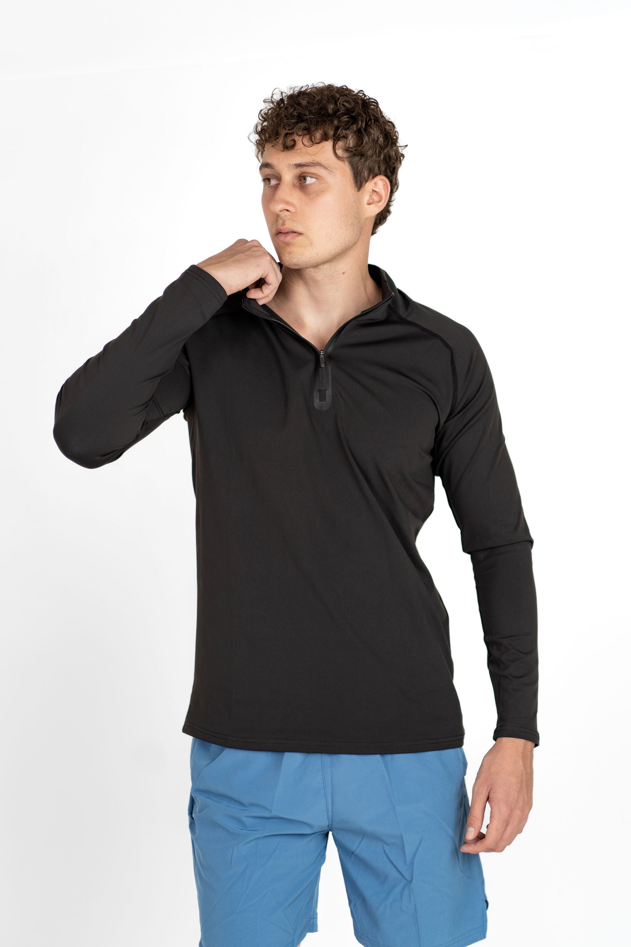 Sport Tech Performance Sweater - Negro