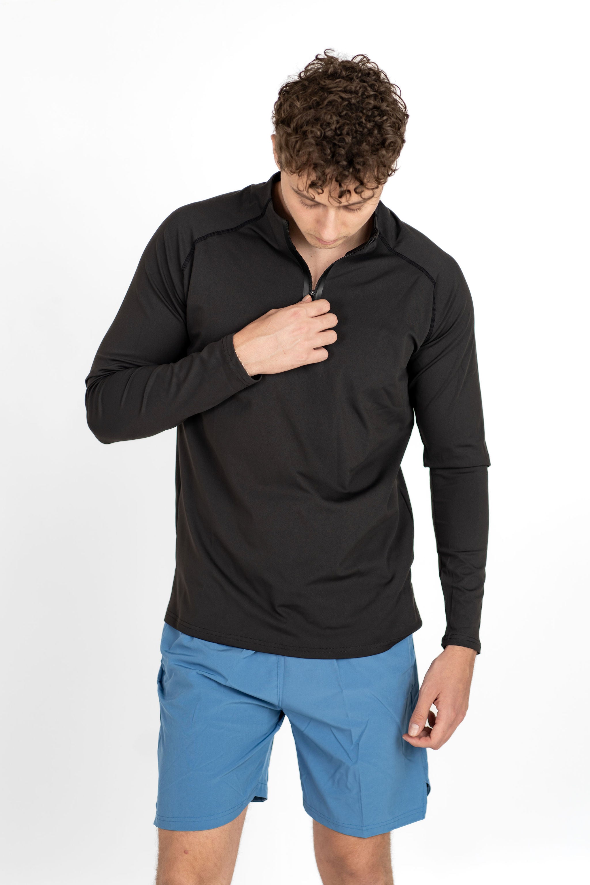 Sport Tech Performance Sweater - Negro