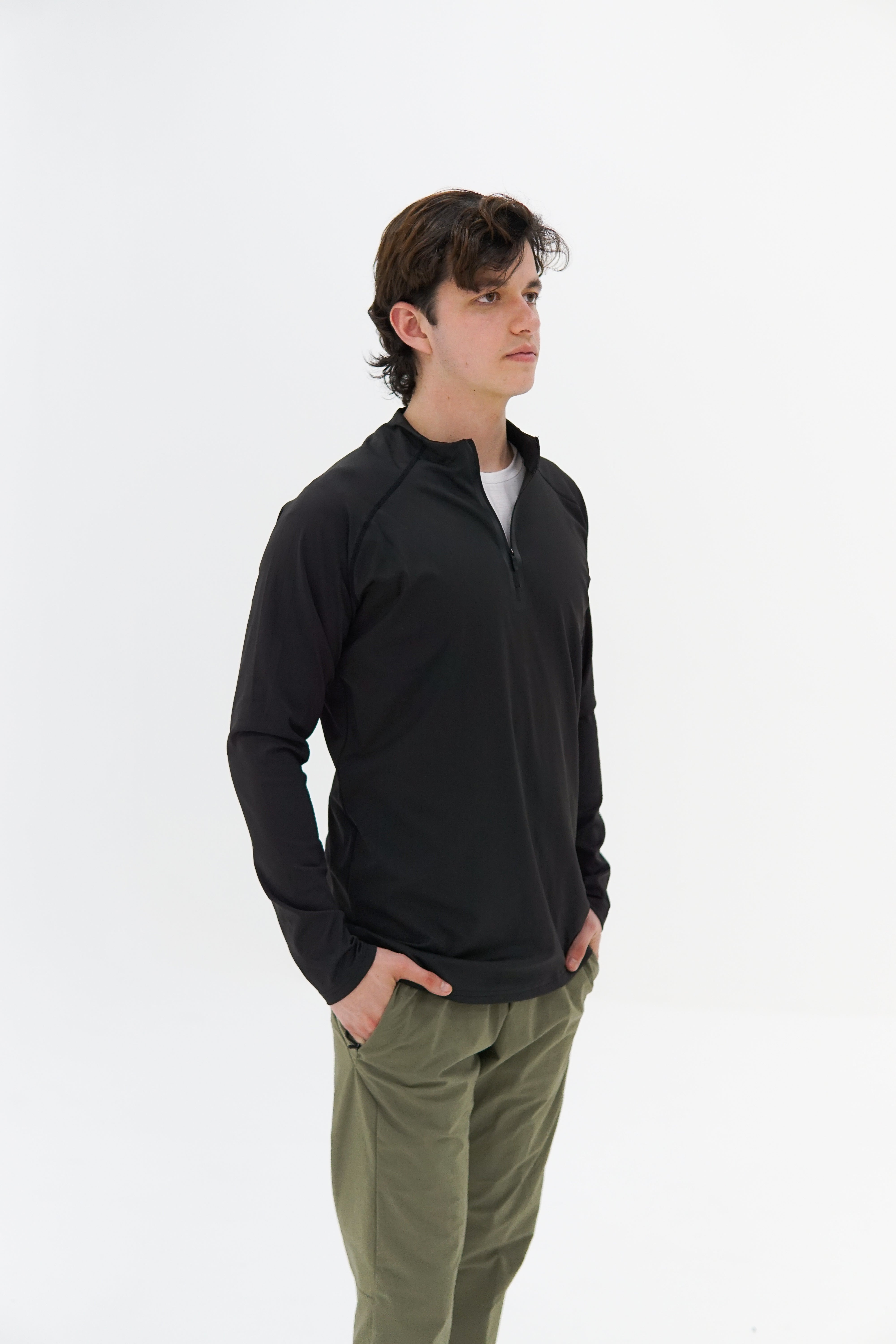 Sport Tech Performance Sweater - Negro