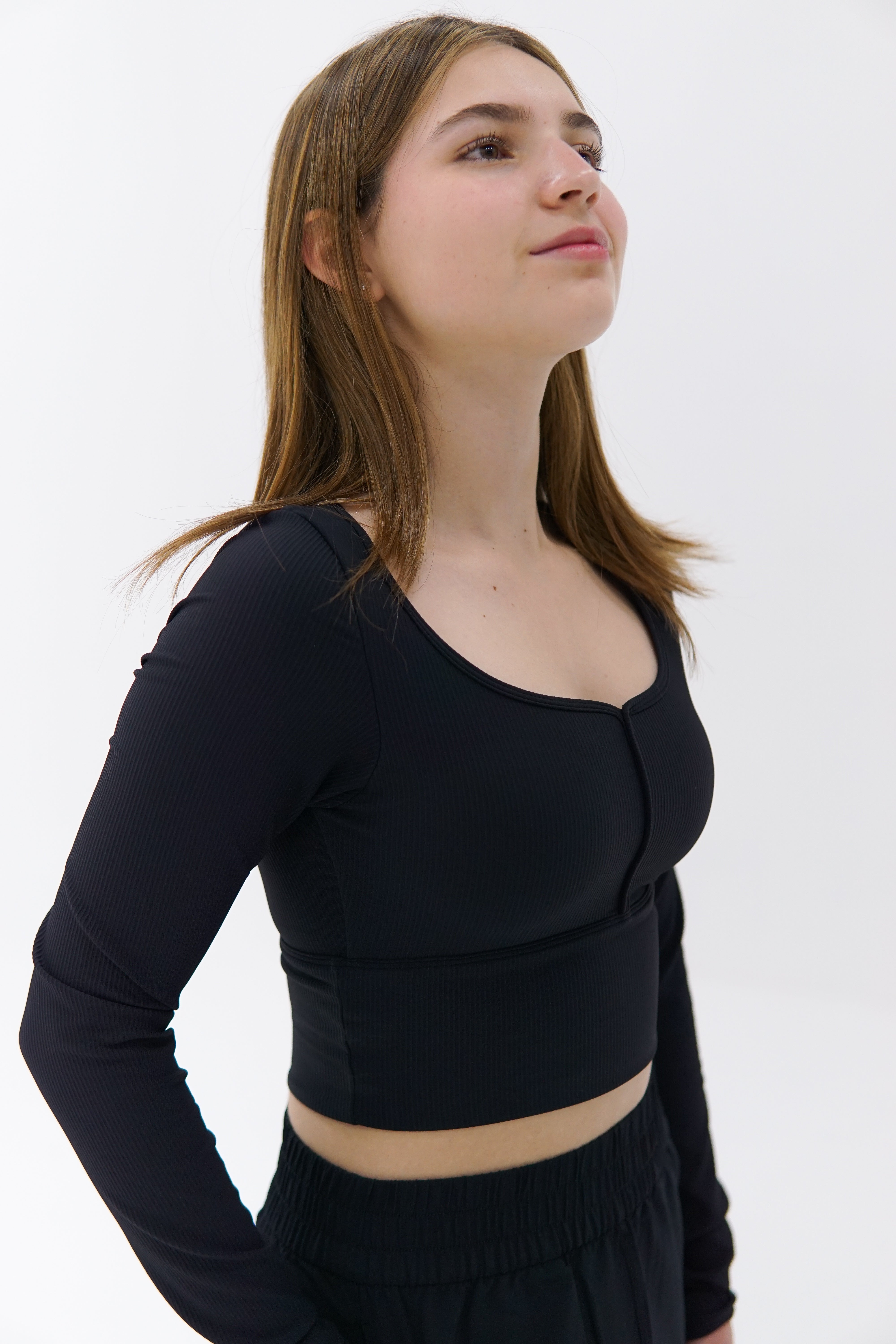Flexi Soft Long Sleeve Shirt - Negro