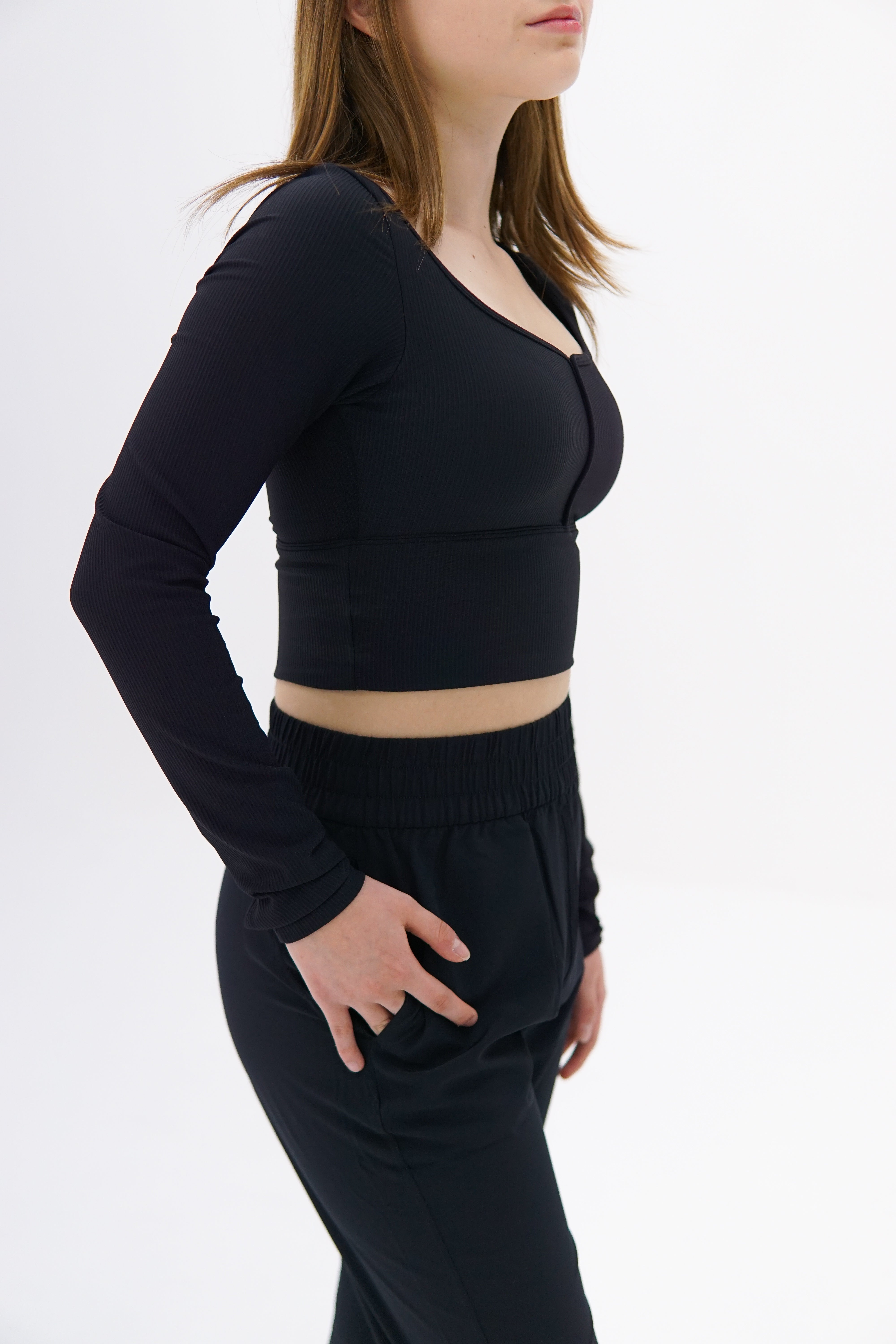 Flexi Soft Long Sleeve Shirt - Negro