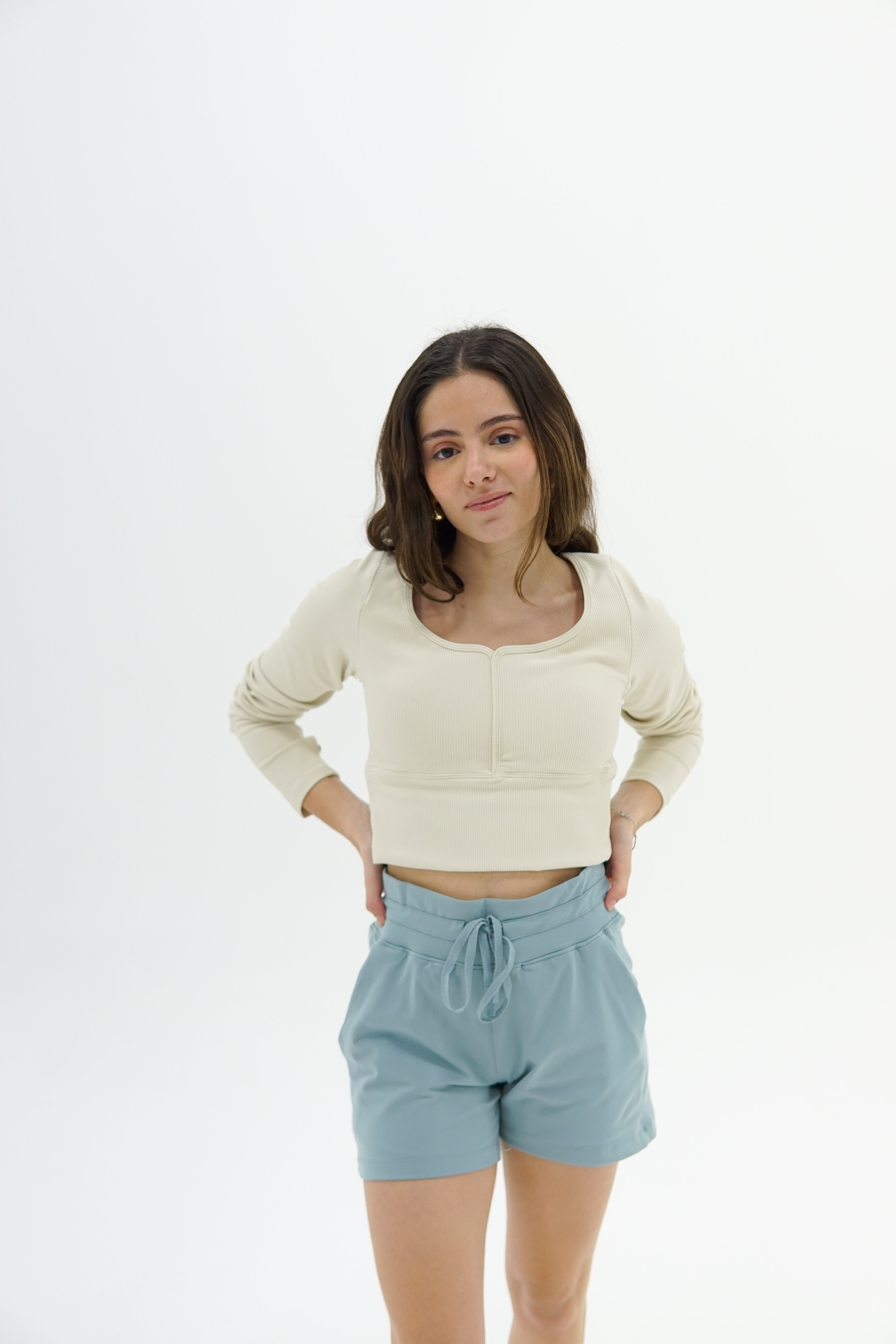 Loungewear Women Shorts - Azul Claro