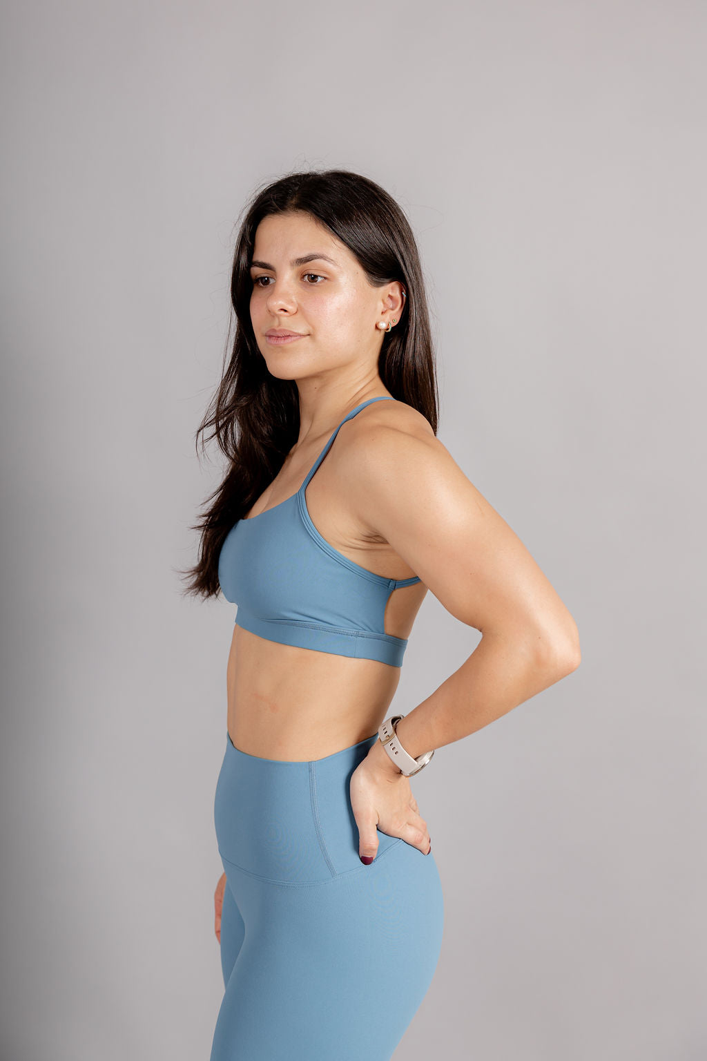 Frame Sport Bra - Azul