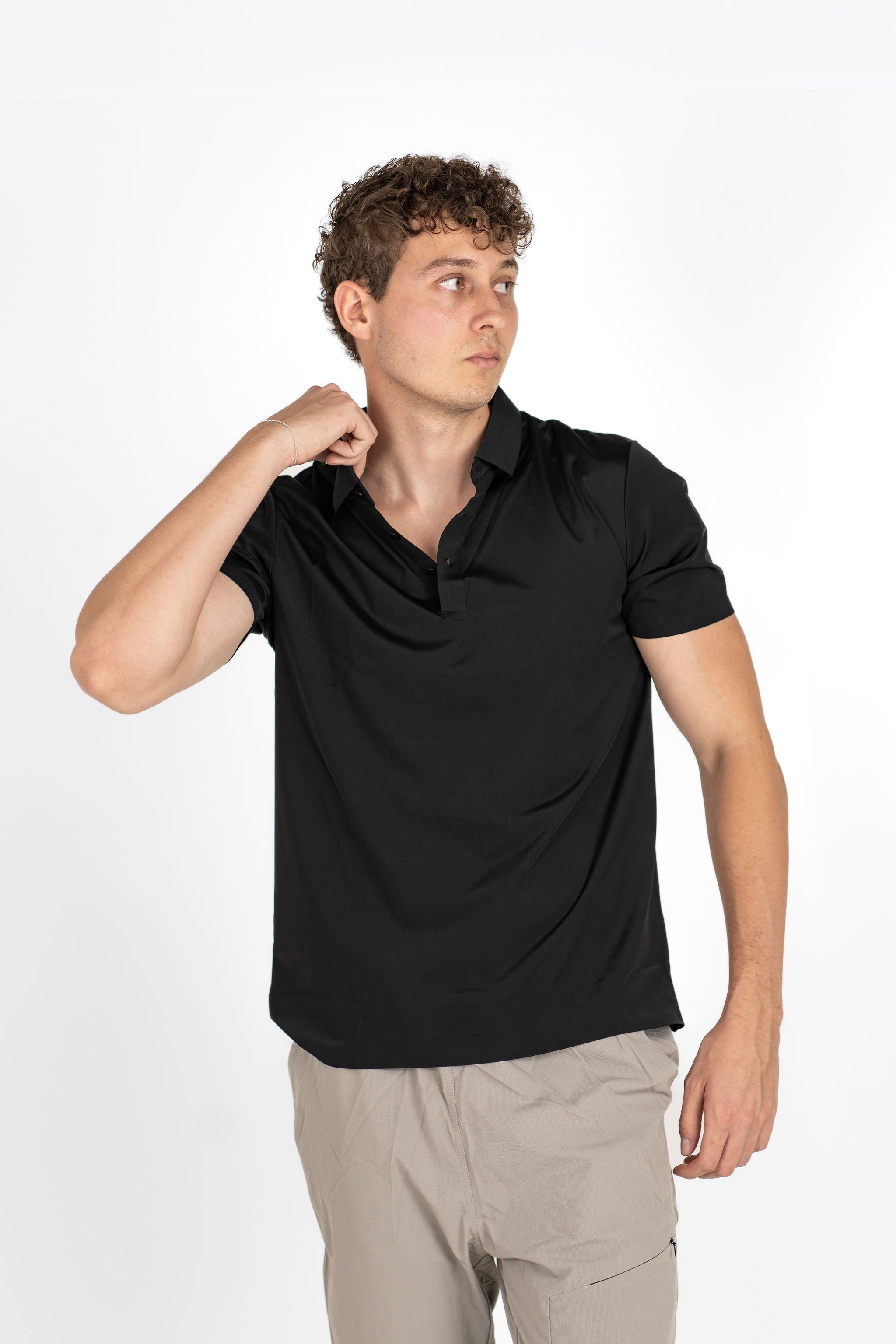 Soft Tech Sport Polo - Negro