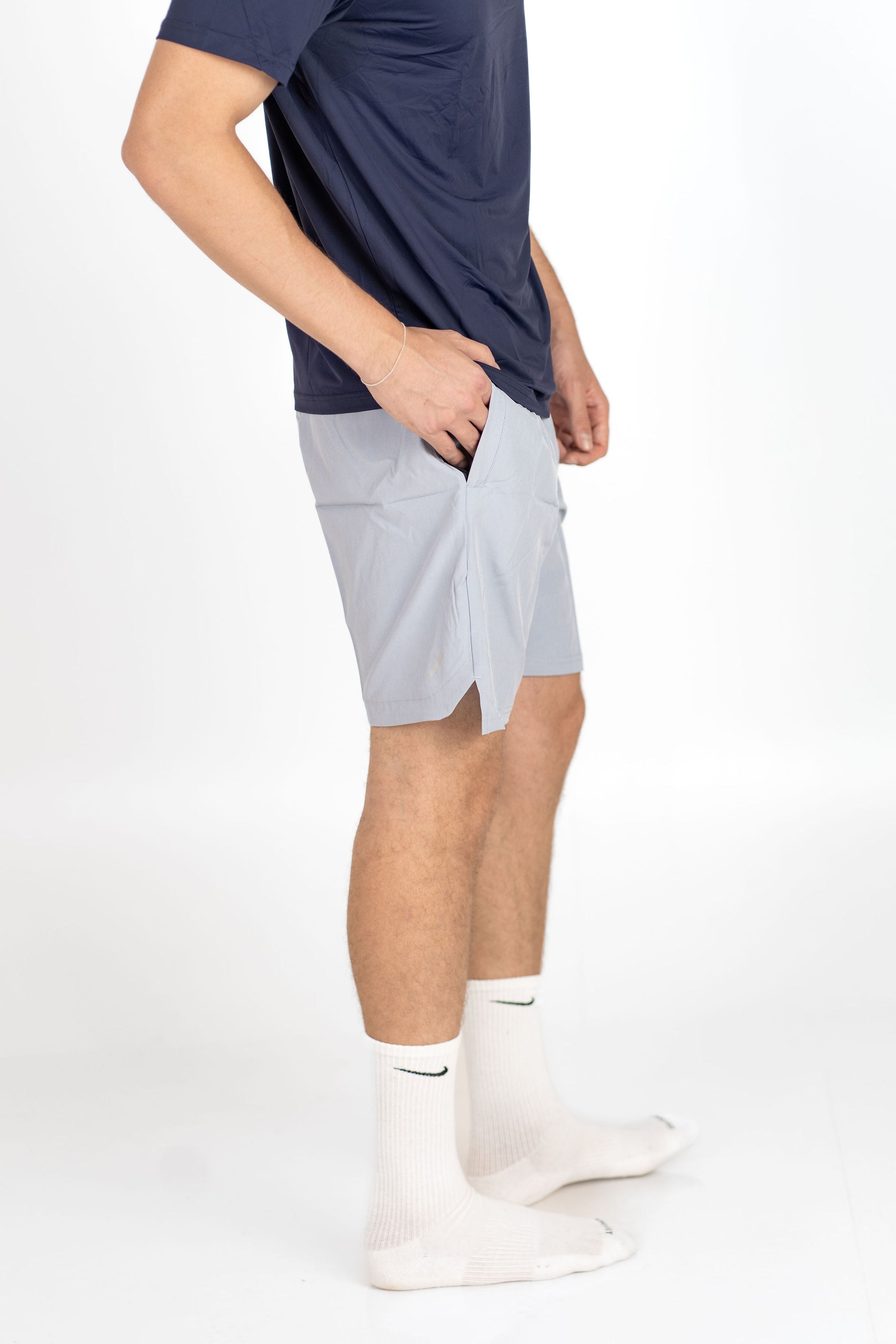 Power Move Sport Shorts - Gris Claro