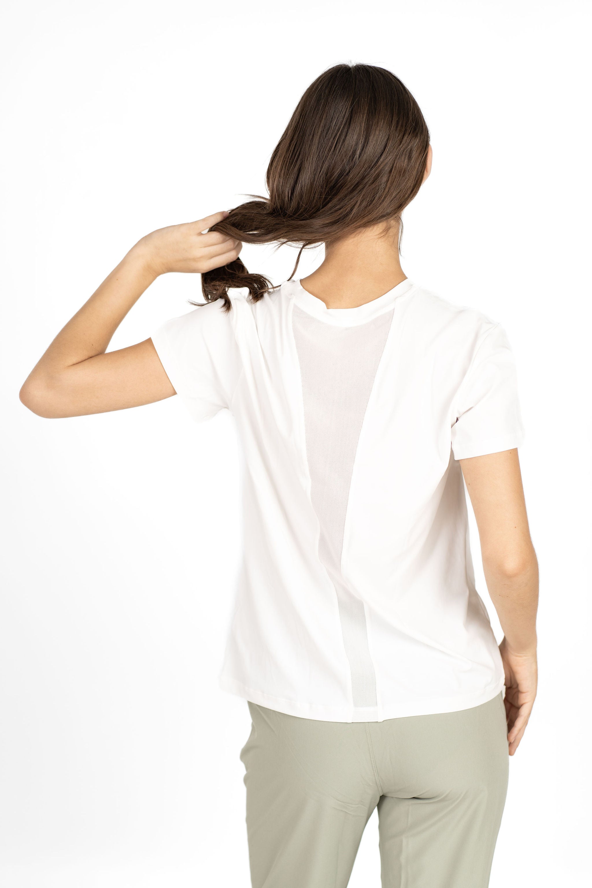 Airy Athletic Tee - Blanco