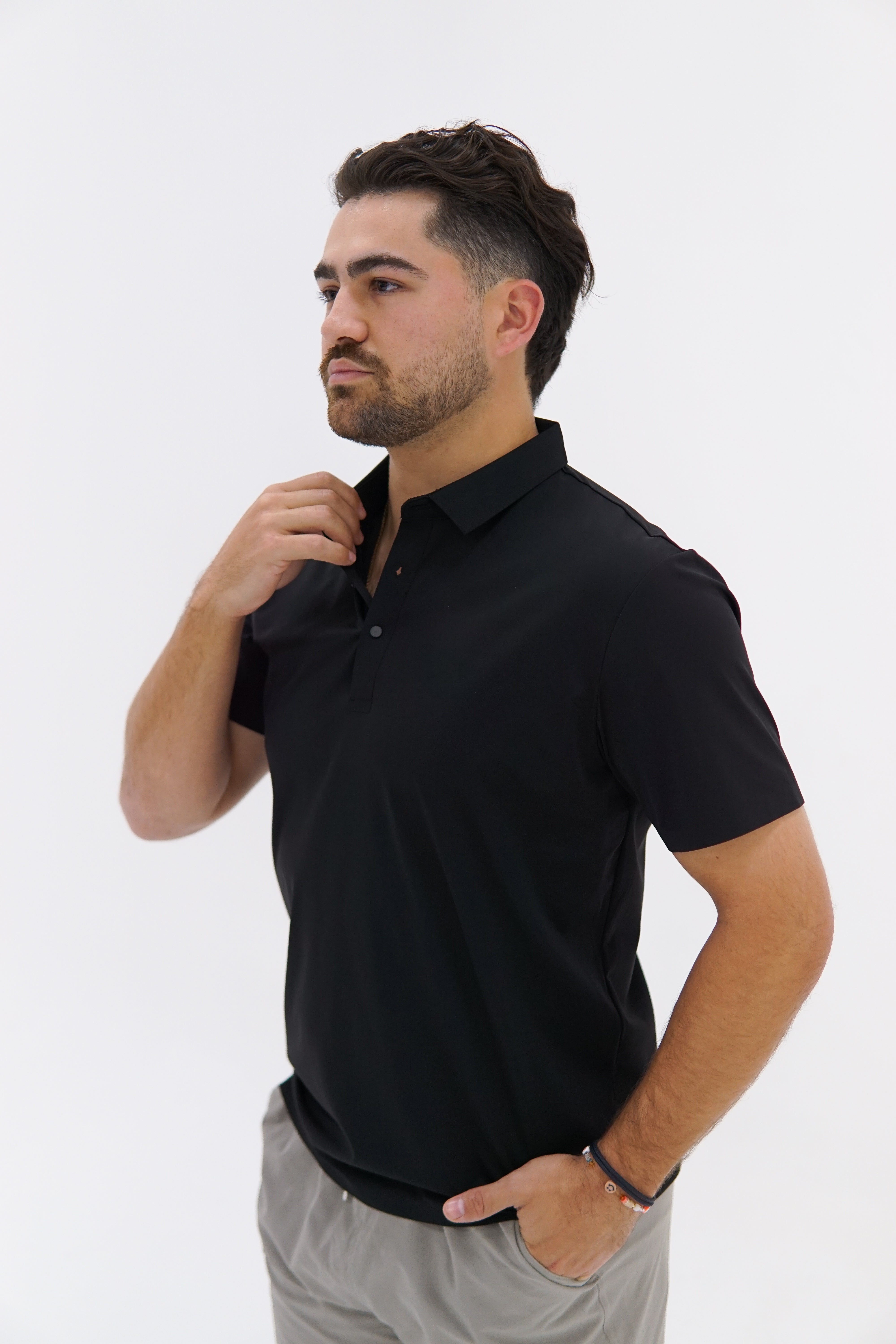 Soft Tech Sport Polo - Negro